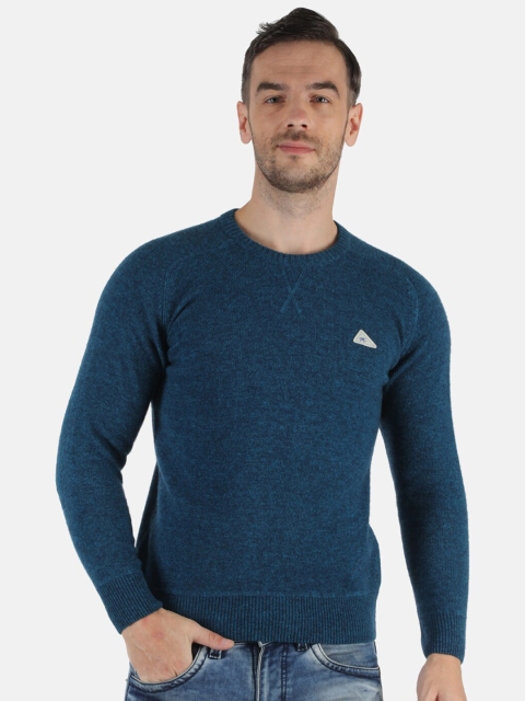 

Monte Carlo Men Blue Woolen Pullover
