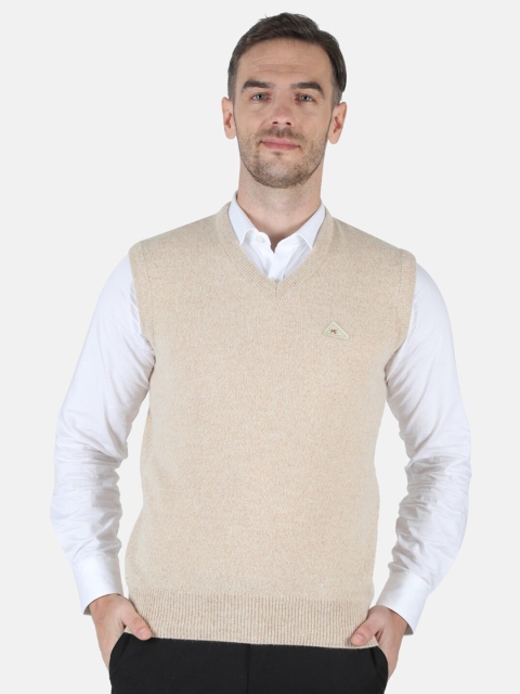 

Monte Carlo Men Beige Wool Sweater Vest