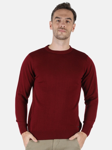 

Monte Carlo Men Maroon Wool Pullover