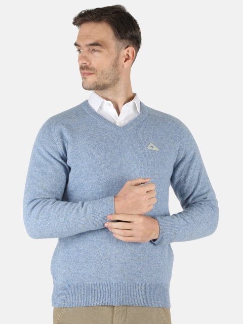 

Monte Carlo Men Blue Woolen Pullover