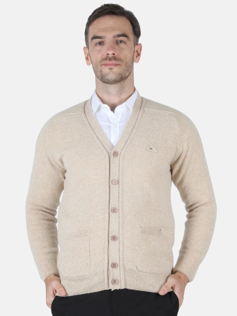 

Monte Carlo Men Beige Wool Cardigan