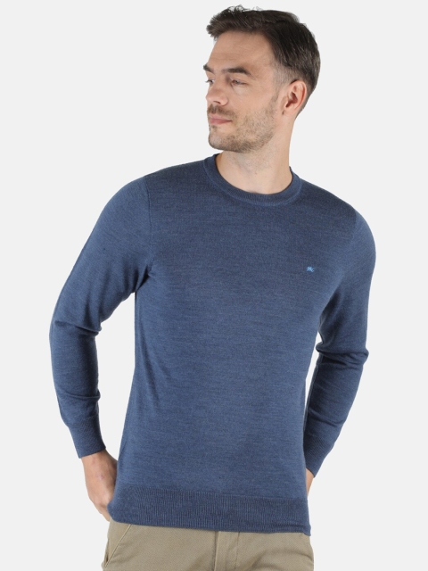 

Monte Carlo Men Grey Wool Pullover