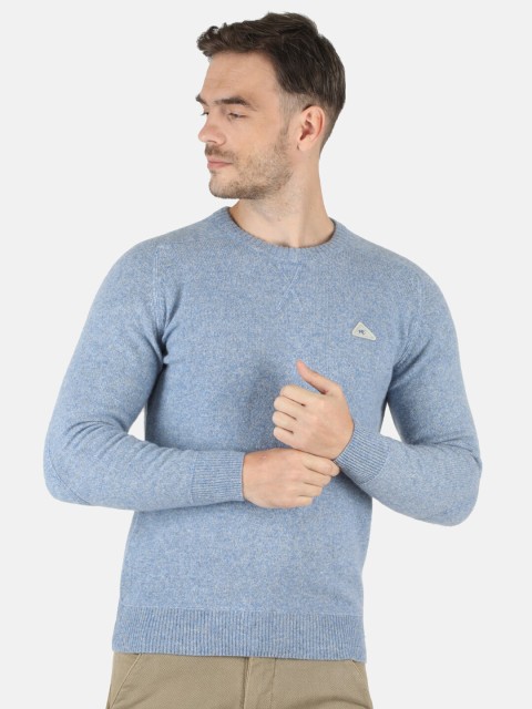 

Monte Carlo Men Green Woolen Pullover