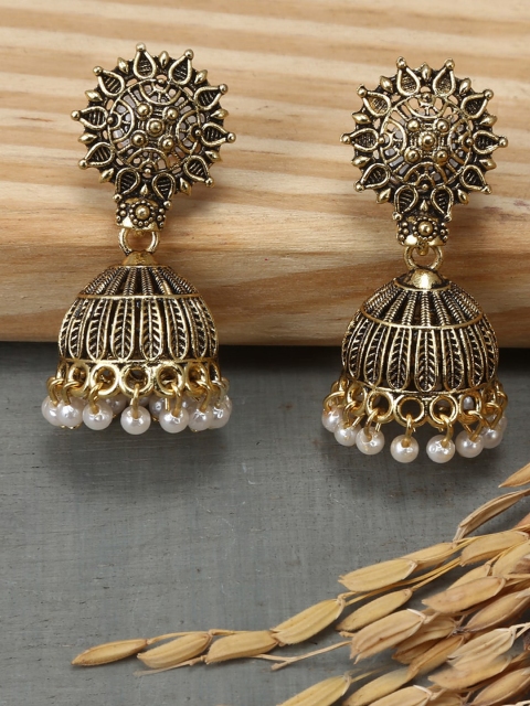 

Jewelz White Contemporary Drop Earrings