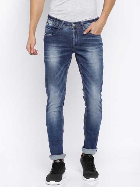 

SPYKAR Men Blue Skinny Fit Low-Rise Clean Look Jeans