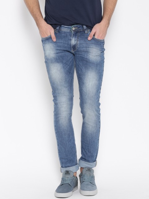

SPYKAR Men Blue Skinny Fit Low-Rise Clean Look Jeans