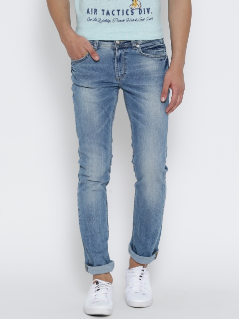 

SPYKAR Men Blue Skinny Fit Mid-Rise Clean Look Jeans