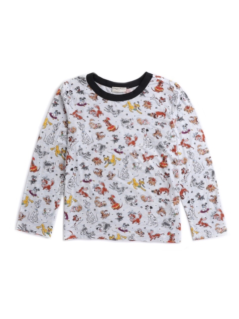 

Hopscotch Boy Grey Printed Long Sleeves T-shirt