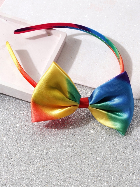 

Toniq Kids Girls Yellow & Red Rainbow Embellished Hairband