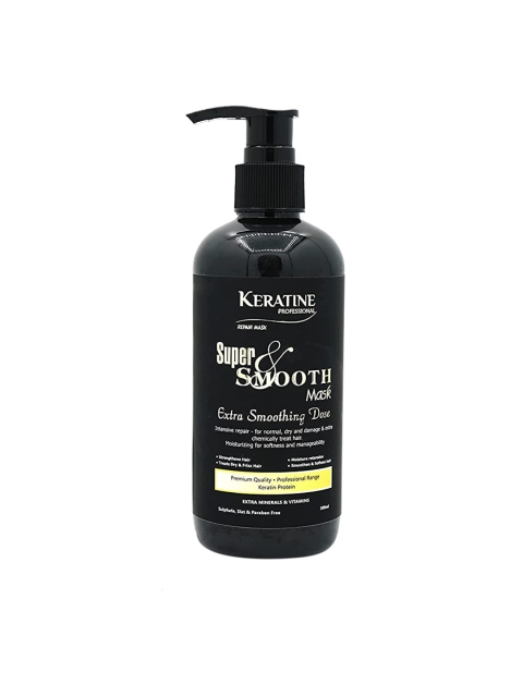 

KERATINE PROFESSIONAL Black Keratin Smooth Repair Hair Mask 300ml