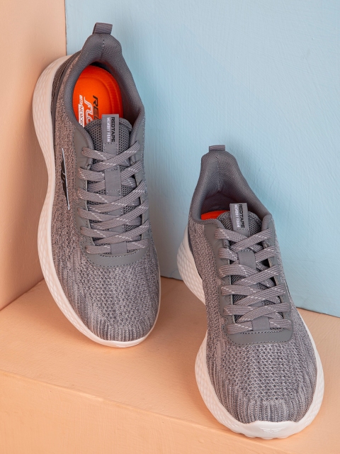 

Red Tape Men Grey Mesh Walking Shoes
