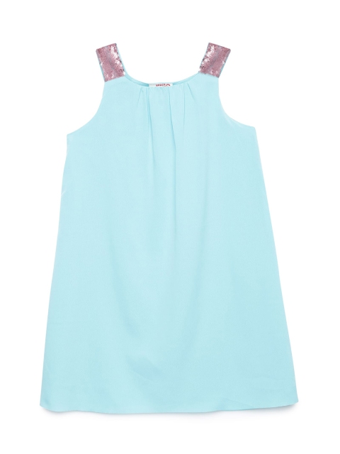 

UNDER FOURTEEN ONLY Blue Chiffon A-Line Dress