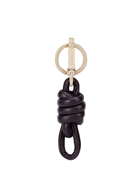 

Da Milano Purple Solid Genuine Leather Key Chain