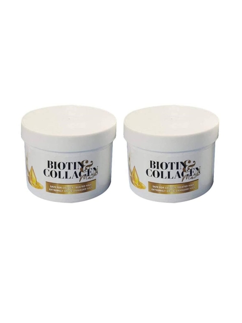 

KERATINE PROFESSIONAL Black Set of 2 Biotin & Collagen Hair Mask