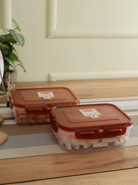

POLYSET Brown Pack of 2 Super Locked Rectangle Containers