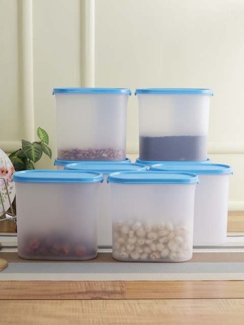 

POLYSET Set of 8 Blue Modular Magic Seal Storage Container