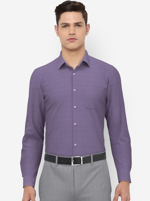 

Peter England Elite Men Purple Formal Shirt