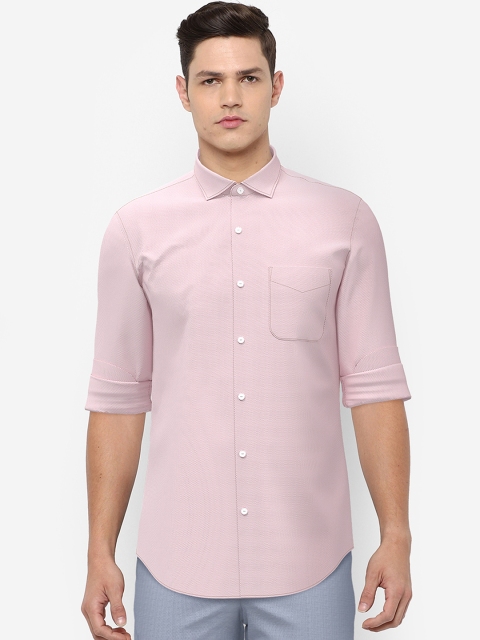 

Peter England Elite Men Pink Formal Shirt