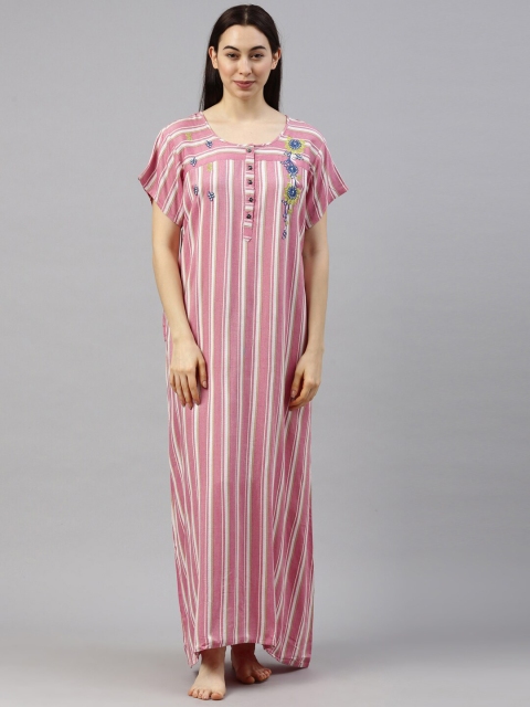 

GOLDSTROMS Pink Embroidered Maxi Nightdress