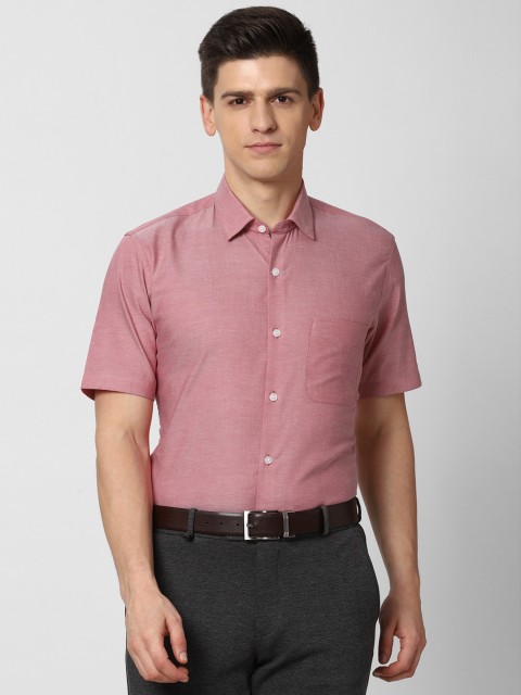 

Peter England Men Pink Formal Shirt