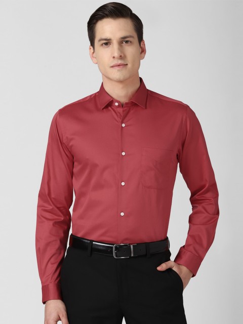 

Peter England Men Maroon Slim Fit Formal Shirt