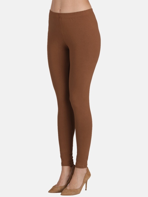 

GROVERSONS Paris Beauty Women Brown Solid Ankle Length Leggings