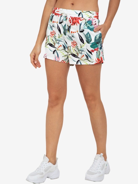

ZALORA ACTIVE Women Multicoloured Conversational Printed Shorts, Multi