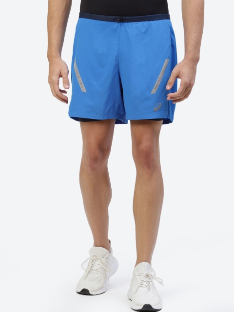 

ASICS Men Blue Running Sports Shorts