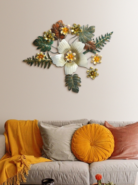 

Aapno Rajasthan Multicolored Delicate Flower Wall Decor, Multi