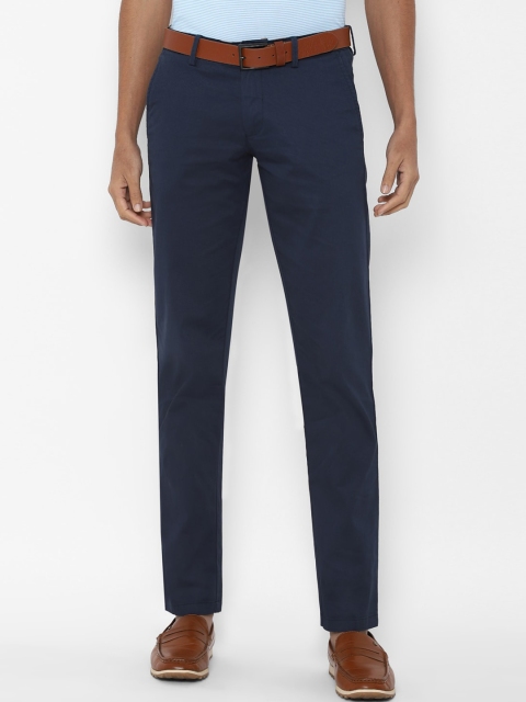 

Allen Solly Men Navy Blue Slim Fit Trousers