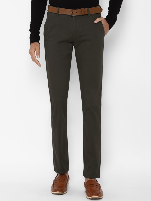 

Allen Solly Men Grey Slim Fit Trousers