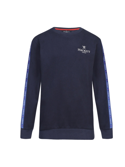 

HACKETT LONDON Boys Navy Blue Cotton Sweatshirt
