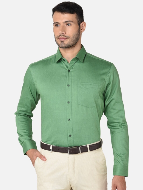 

Oxemberg Men Green Classic Formal Shirt