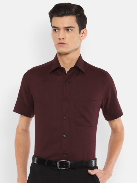 

Louis Philippe Men Maroon Formal Shirt