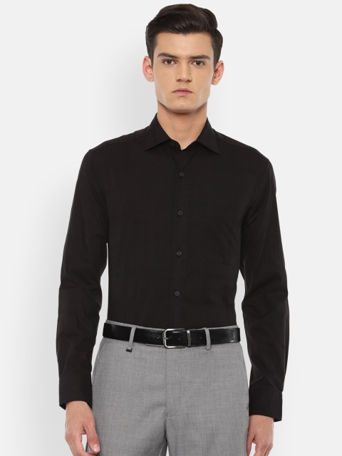 

Louis Philippe Gods & Kings Men Black Pure Cotton Formal Shirt