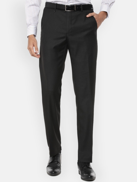 

Van Heusen Men Black Trousers