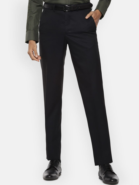 

Van Heusen Men Black Trousers