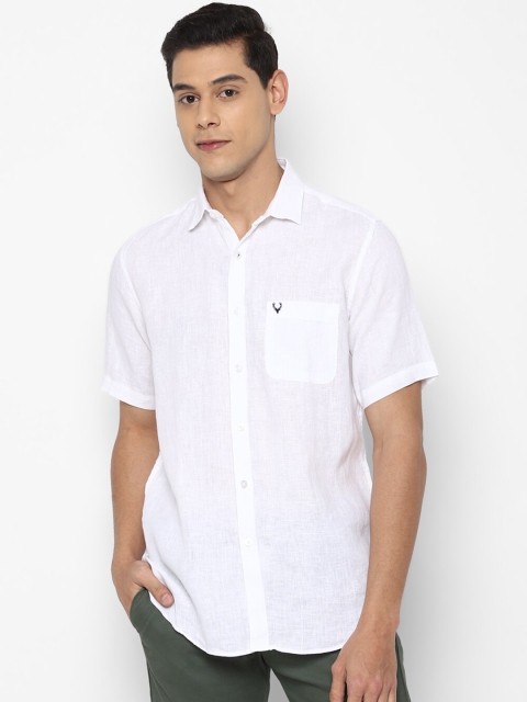

Allen Solly Men White Slim Fit Casual Shirt