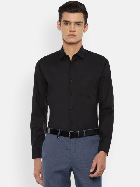 

Van Heusen Men Black Slim Fit Formal Shirt