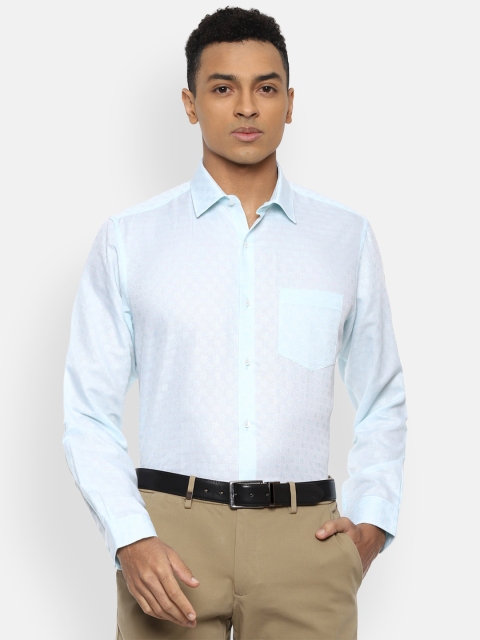 

Van Heusen Men Blue Formal Shirt