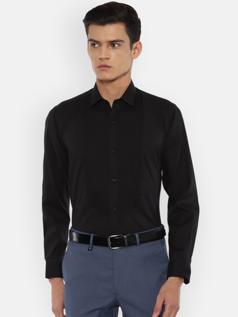 

Van Heusen Men Black Formal Shirt