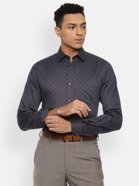 

Van Heusen Men Grey Formal Shirt