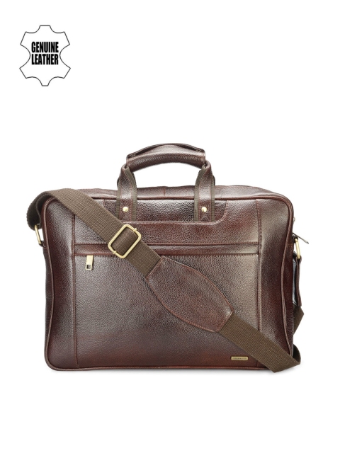 

Teakwood Leathers Men Brown Leather Laptop Bag