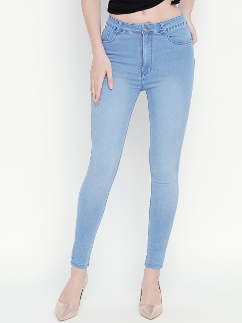 

fungus Women Blue Slim Fit Light Fade Stretchable Jeans