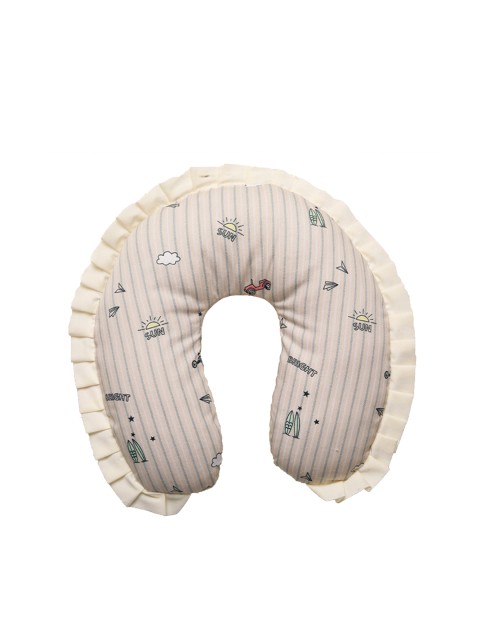 

Enfance Kids Cream Printed Neck Pillow