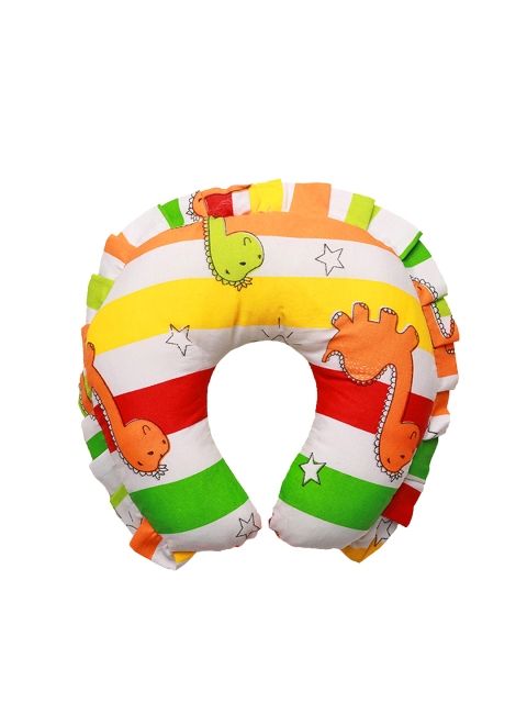 

Enfance Infant Kids Multi-Coloured Printed Cotton Pillow