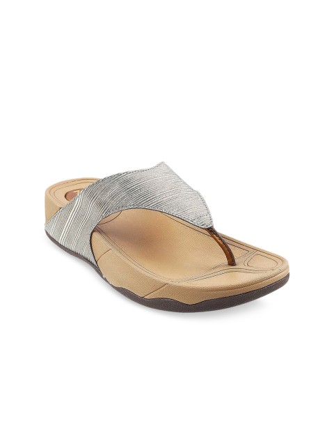 

Mochi Women Antique Gold Toned Comfort Heels Sandals
