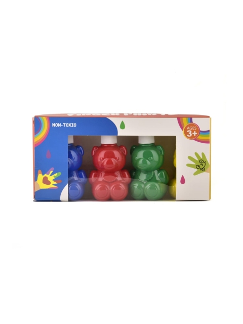 

SCOOBIES Multi-Coloured Teddy Bear Finger Paints