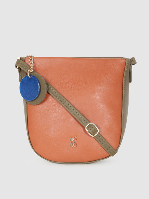 

Baggit Brown Solid Sling Bag