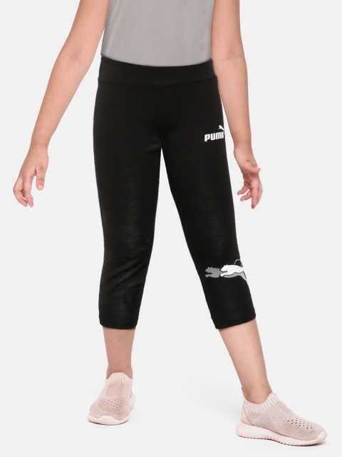 

Puma Girls Black Printed Power Graphic Youth Tights